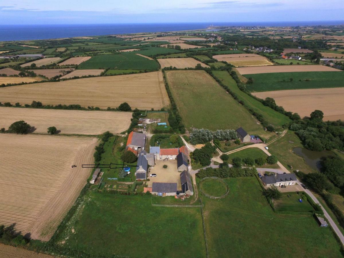 Manoir De Herclat Neville-sur-Mer Bagian luar foto